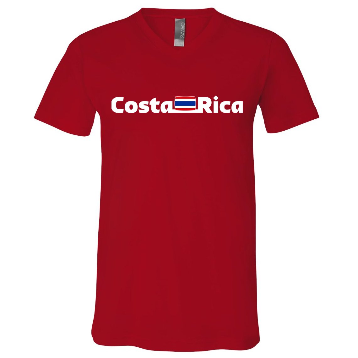 Costa Rica Flag Gift V-Neck T-Shirt
