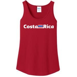 Costa Rica Flag Gift Ladies Essential Tank