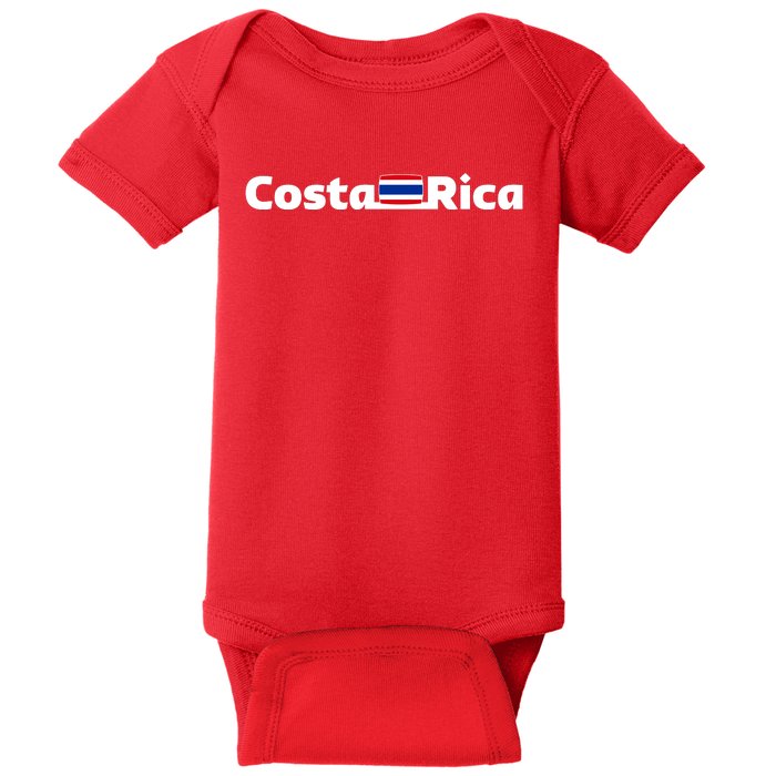 Costa Rica Flag Gift Baby Bodysuit