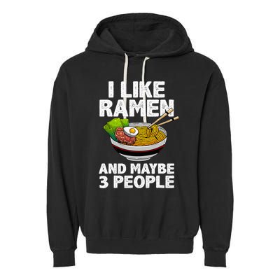 Cool Ra For  Anime Ra Noodle Soup Cup Noodles Garment-Dyed Fleece Hoodie