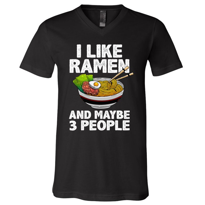 Cool Ra For  Anime Ra Noodle Soup Cup Noodles V-Neck T-Shirt