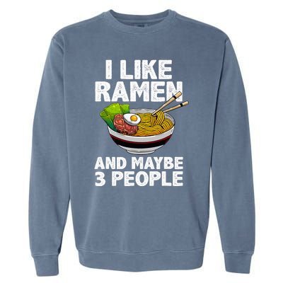 Cool Ra For  Anime Ra Noodle Soup Cup Noodles Garment-Dyed Sweatshirt