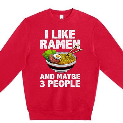 Cool Ra For  Anime Ra Noodle Soup Cup Noodles Premium Crewneck Sweatshirt