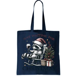 Christmas Raccoon Funny Gift Xmas Tote Bag