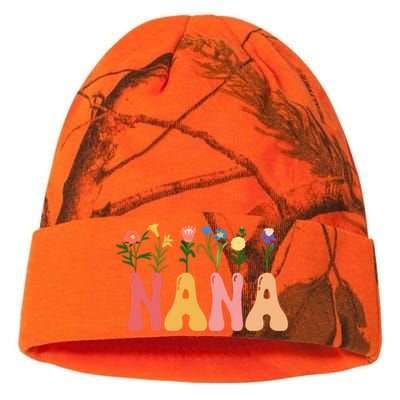 Cute Retro Floral Nana Kati Licensed 12" Camo Beanie