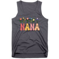 Cute Retro Floral Nana Tank Top