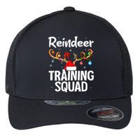 Christmas Running Funny Reindeer Training Squad Team Family Flexfit Unipanel Trucker Cap