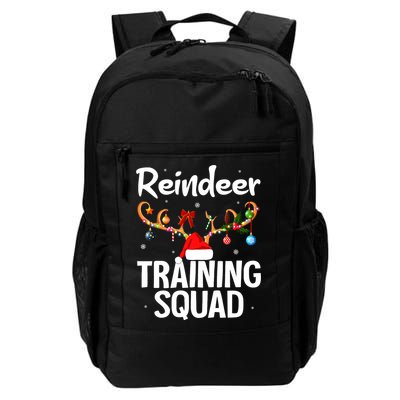 Christmas Running Funny Reindeer Training Squad Team Family Backpack