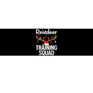 Christmas Running Funny Reindeer Training Squad Team Family Bumper Sticker