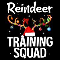 Christmas Running Funny Reindeer Training Squad Team Family 16 in Basic Backpack