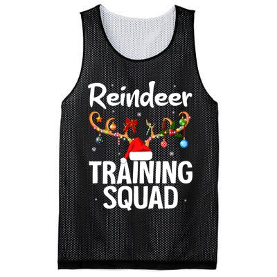 Christmas Running Funny Reindeer Training Squad Team Family Mesh Reversible Basketball Jersey Tank
