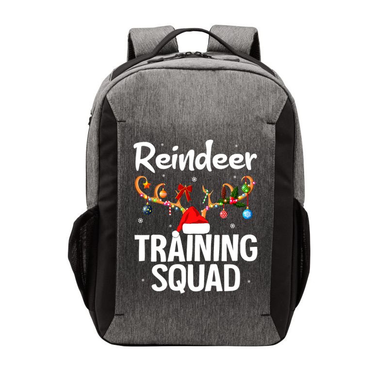 Christmas Running Funny Reindeer Training Squad Team Family Vector Backpack