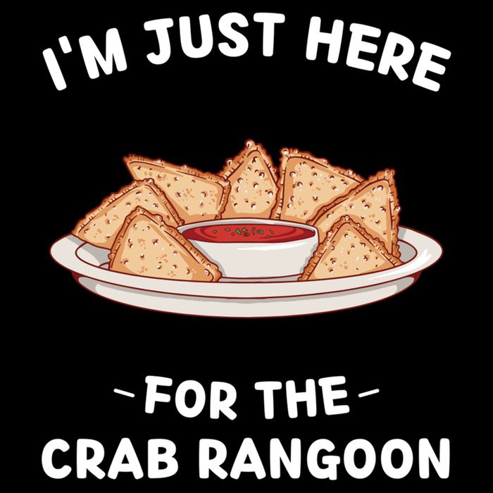 Crab Rangoon Food Lover Im Just Here For The Crab Rangoon Cool Gift Wool Snapback Cap