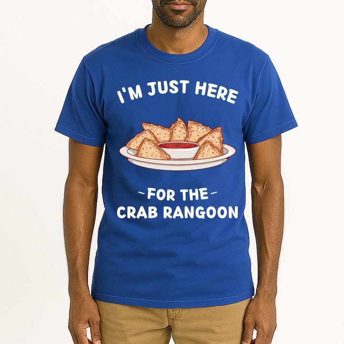 Crab Rangoon Food Lover Im Just Here For The Crab Rangoon Cool Gift Tall T-Shirt
