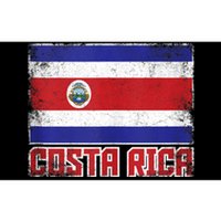 Costa Rica Flag Vintage Retro Country Costa Rican Bumper Sticker