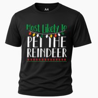 Christmas Reindeer Family Fun Festive Gift Cooling Performance Crew T-Shirt