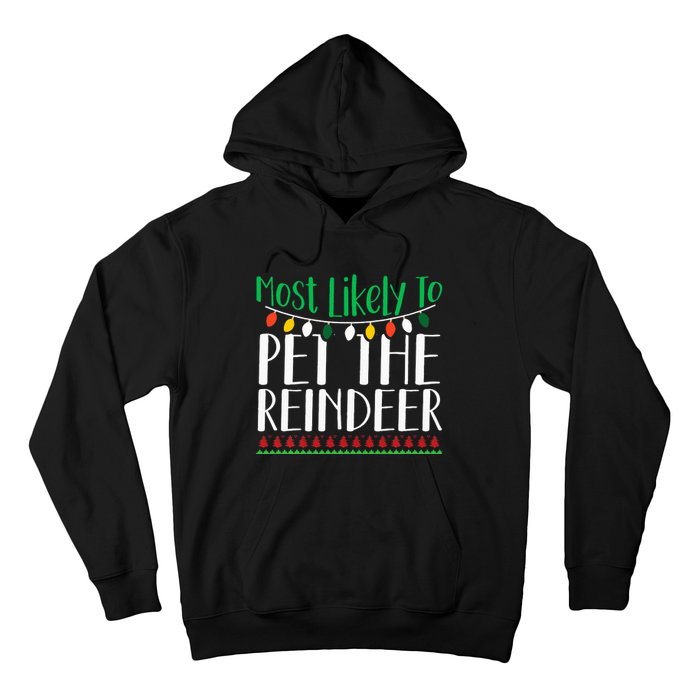 Christmas Reindeer Family Fun Festive Gift Hoodie