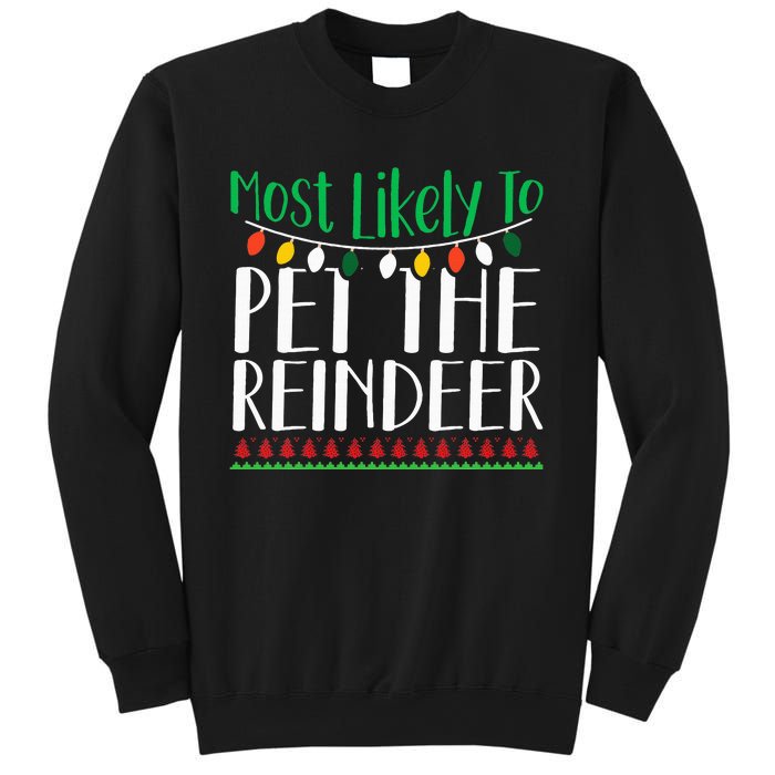 Christmas Reindeer Family Fun Festive Gift Sweatshirt