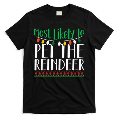 Christmas Reindeer Family Fun Festive Gift T-Shirt