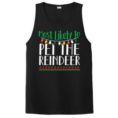 Christmas Reindeer Family Fun Festive Gift PosiCharge Competitor Tank