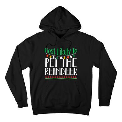 Christmas Reindeer Family Fun Festive Gift Tall Hoodie