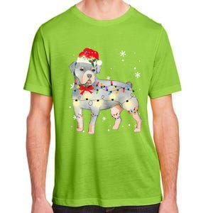 Christmas Rottweiler Funny Gift Adult ChromaSoft Performance T-Shirt