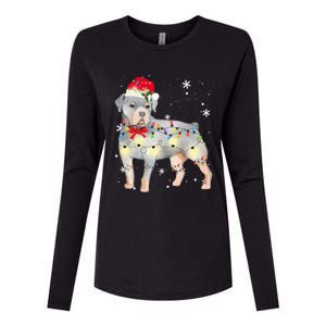 Christmas Rottweiler Funny Gift Womens Cotton Relaxed Long Sleeve T-Shirt