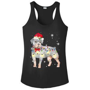 Christmas Rottweiler Funny Gift Ladies PosiCharge Competitor Racerback Tank