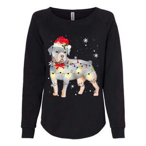 Christmas Rottweiler Funny Gift Womens California Wash Sweatshirt