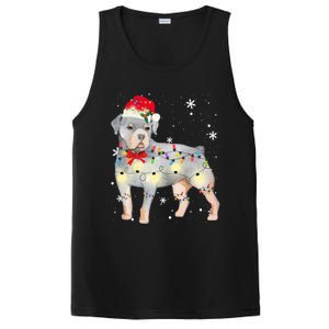 Christmas Rottweiler Funny Gift PosiCharge Competitor Tank