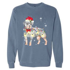 Christmas Rottweiler Funny Gift Garment-Dyed Sweatshirt