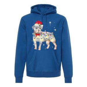 Christmas Rottweiler Funny Gift Premium Hoodie