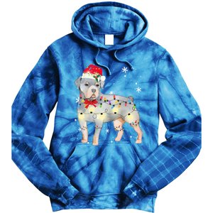 Christmas Rottweiler Funny Gift Tie Dye Hoodie