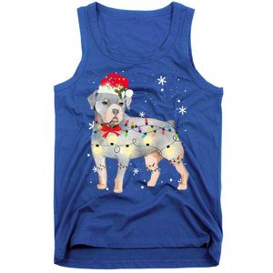 Christmas Rottweiler Funny Gift Tank Top