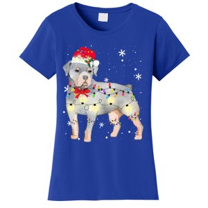 Christmas Rottweiler Funny Gift Women's T-Shirt