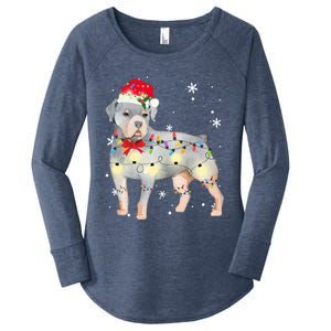 Christmas Rottweiler Funny Gift Women's Perfect Tri Tunic Long Sleeve Shirt