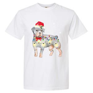 Christmas Rottweiler Funny Gift Garment-Dyed Heavyweight T-Shirt