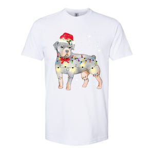 Christmas Rottweiler Funny Gift Softstyle CVC T-Shirt