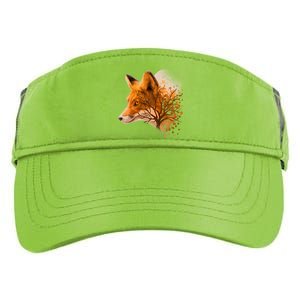 Cool Red Fox Tree Adult Drive Performance Visor