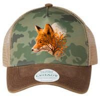 Cool Red Fox Tree Legacy Tie Dye Trucker Hat
