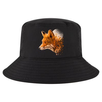 Cool Red Fox Tree Cool Comfort Performance Bucket Hat
