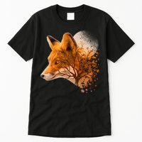 Cool Red Fox Tree Tall T-Shirt
