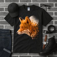 Cool Red Fox Tree Tall T-Shirt