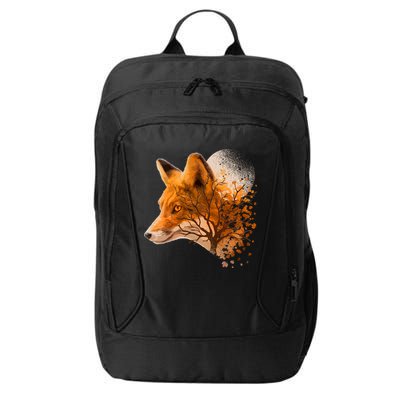 Cool Red Fox Tree City Backpack