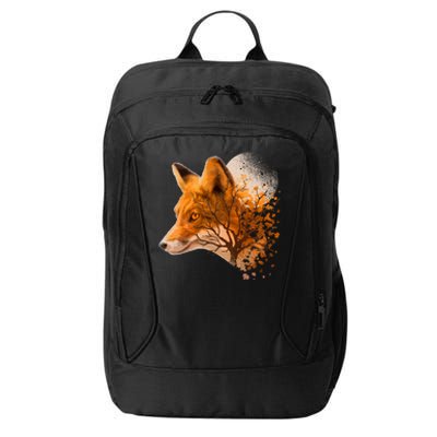 Cool Red Fox Tree City Backpack