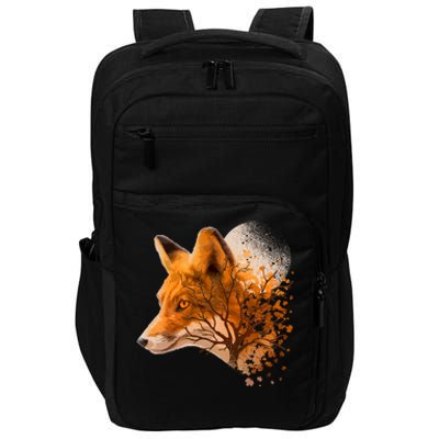 Cool Red Fox Tree Impact Tech Backpack