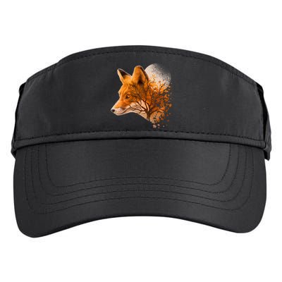 Cool Red Fox Tree Adult Drive Performance Visor