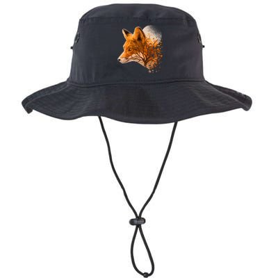 Cool Red Fox Tree Bucket Hat