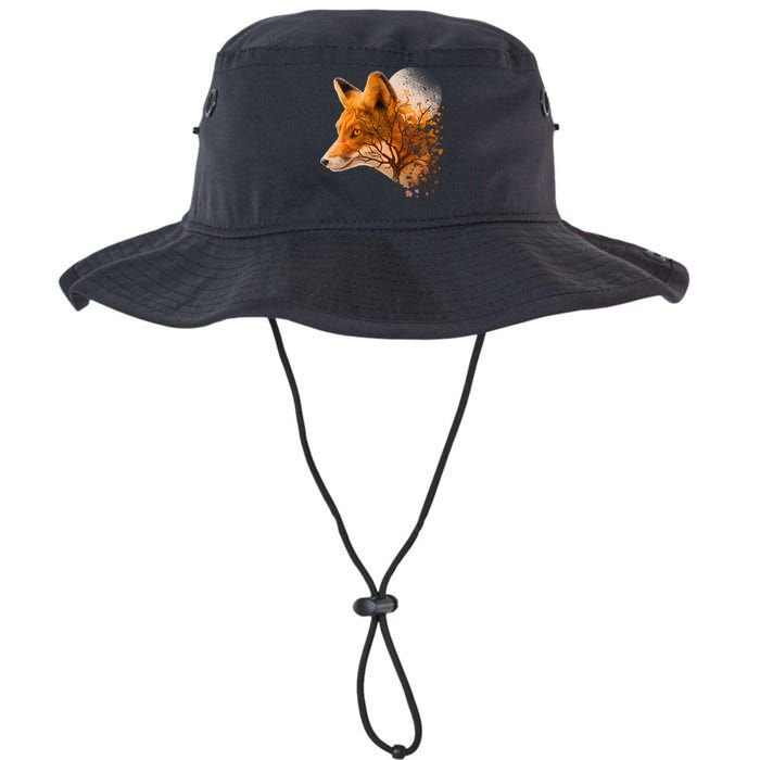 Cool Red Fox Tree Bucket Hat