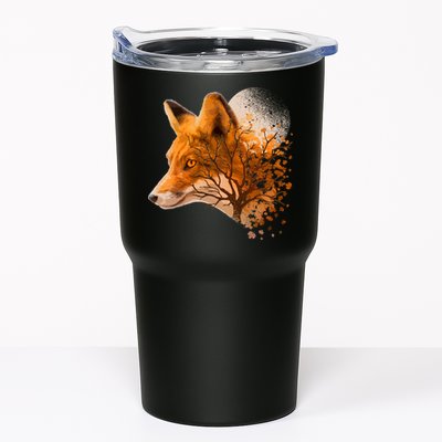 Cool Red Fox Tree Tumbler